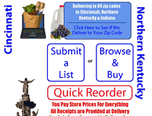 Tablet Screenshot of minutegrocery.com